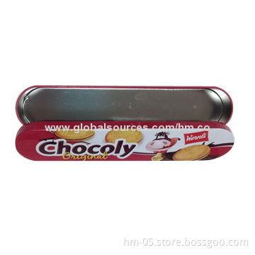 Cookie Can in Square Shape, SGS-, BV-, FDA-certified